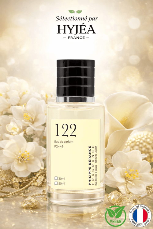 122 Femme – Eau de Parfum Inspirée de J’ADORE – Florale & Fruitée – Sélectionnée par HYJÉA France 30 ML - HYJÉA