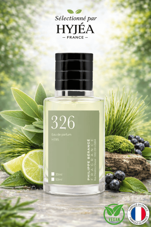 326 Homme – Eau de Parfum Inspirée de La Nuit de L’Homme – Orientale Fraîche – Sélectionnée par HYJÉA France 30 ML - HYJÉA