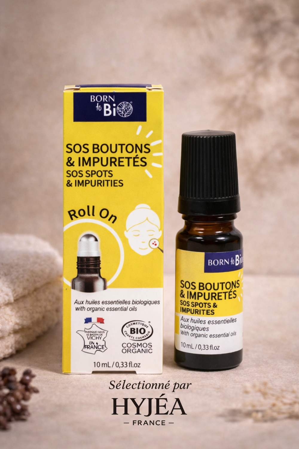Roll-On SOS Boutons & Impuretés Certifié Bio – Born to Bio 10 ml