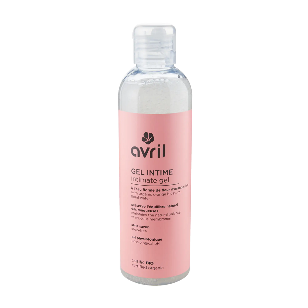 Gel Intime Certifié Bio – Avril À l’eau florale d’oranger bio – Extrait de calendula bio