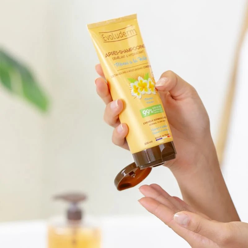 Après-Shampoing Démêlant & Hydratant Monoï à la Folie - HYJÉA