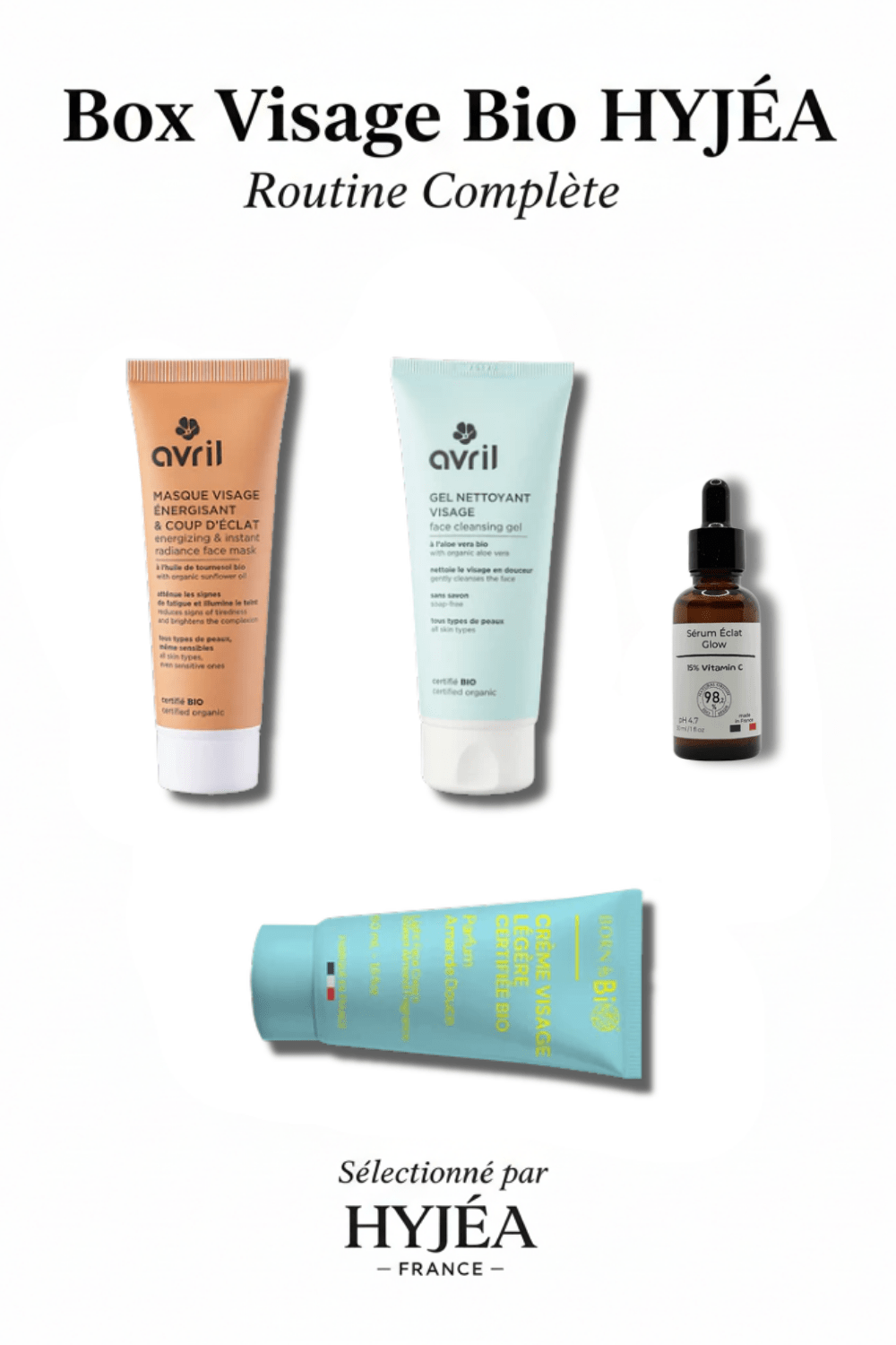 Box Visage Bio HYJÉA – Routine Complète 4 Étapes - HYJÉA