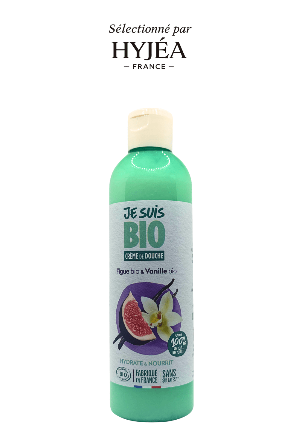 Crème de douche bio Figue &amp; Vanille – Je suis Bio – 250 ml - HYJÉA