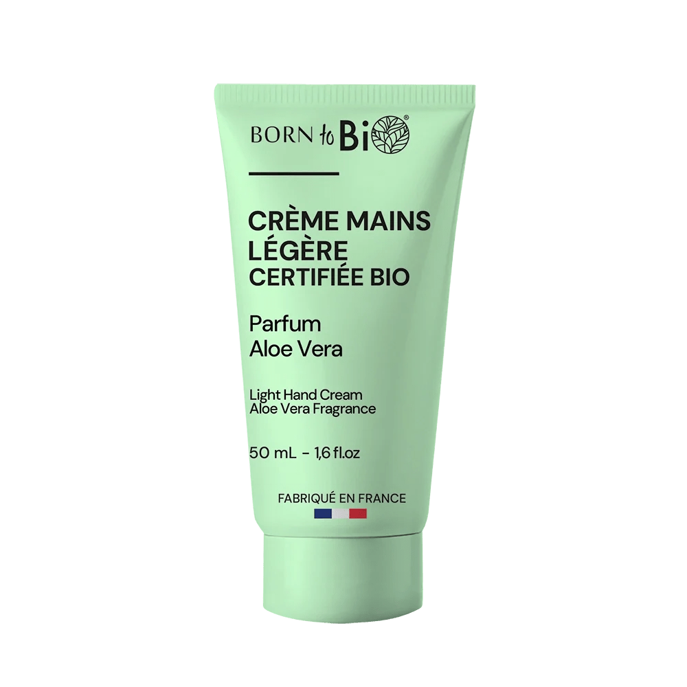 Crème Mains Légère Aloé Vera Certifiée Bio – Born to Bio 50 ml - HYJÉA