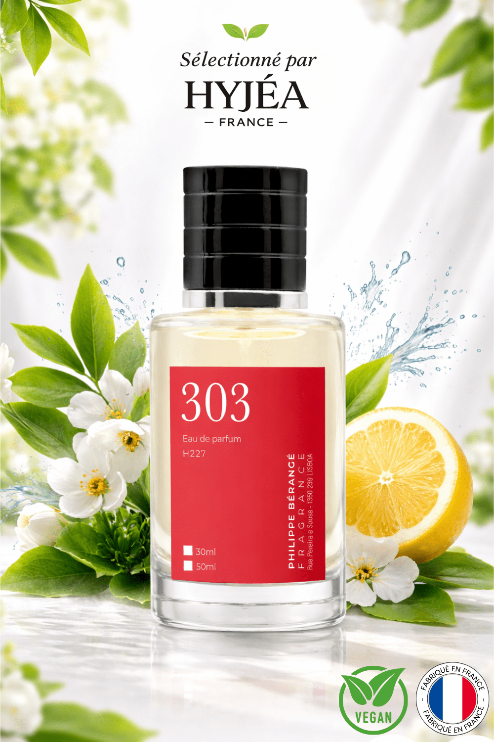 Eau de Parfum Inspirée de Stronger With You – Fabriquée en France - 303 Homme 30 ML - HYJÉA