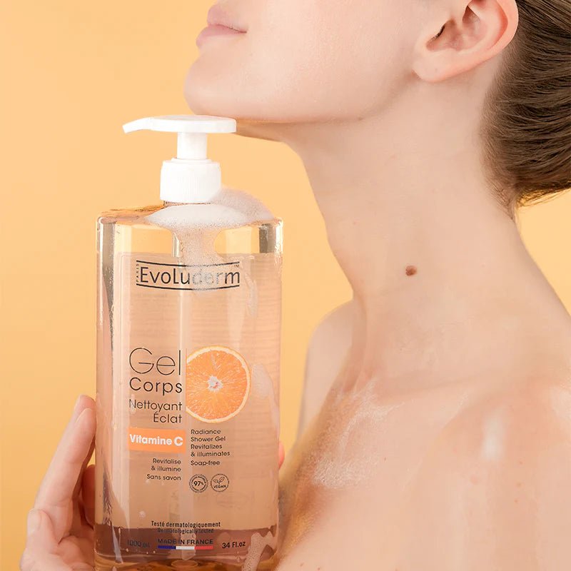 Gel Corps Nettoyant Éclat Vitamine C - HYJÉA