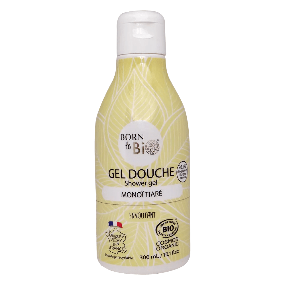 Gel douche Monoï Tiaré bio – Born to Bio – 300 ml - HYJÉA