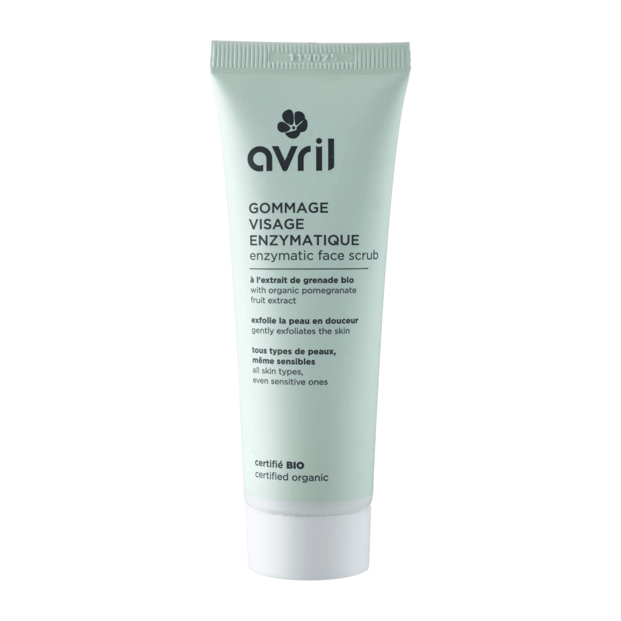 Gommage Visage Enzymatique Certifié Bio – Avril À l’extrait de grenade bio – Extrait de papaye - HYJÉA
