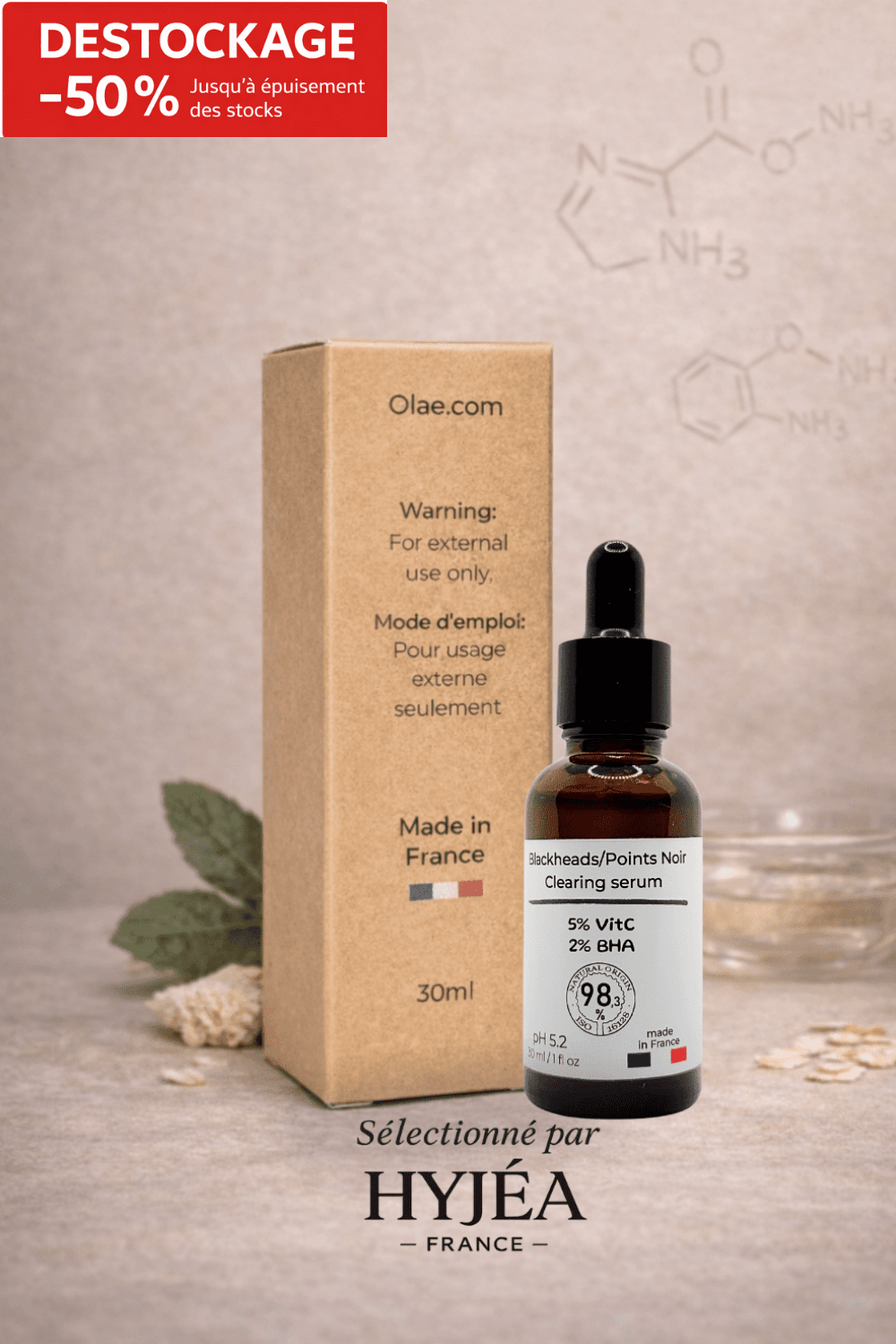 Sérum Anti - Points Noirs – 30 ml - HYJÉA