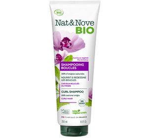 Shampooing Boucles BIO NAT&NOVE – Cheveux bouclés & frisés – 250ml - HYJÉA