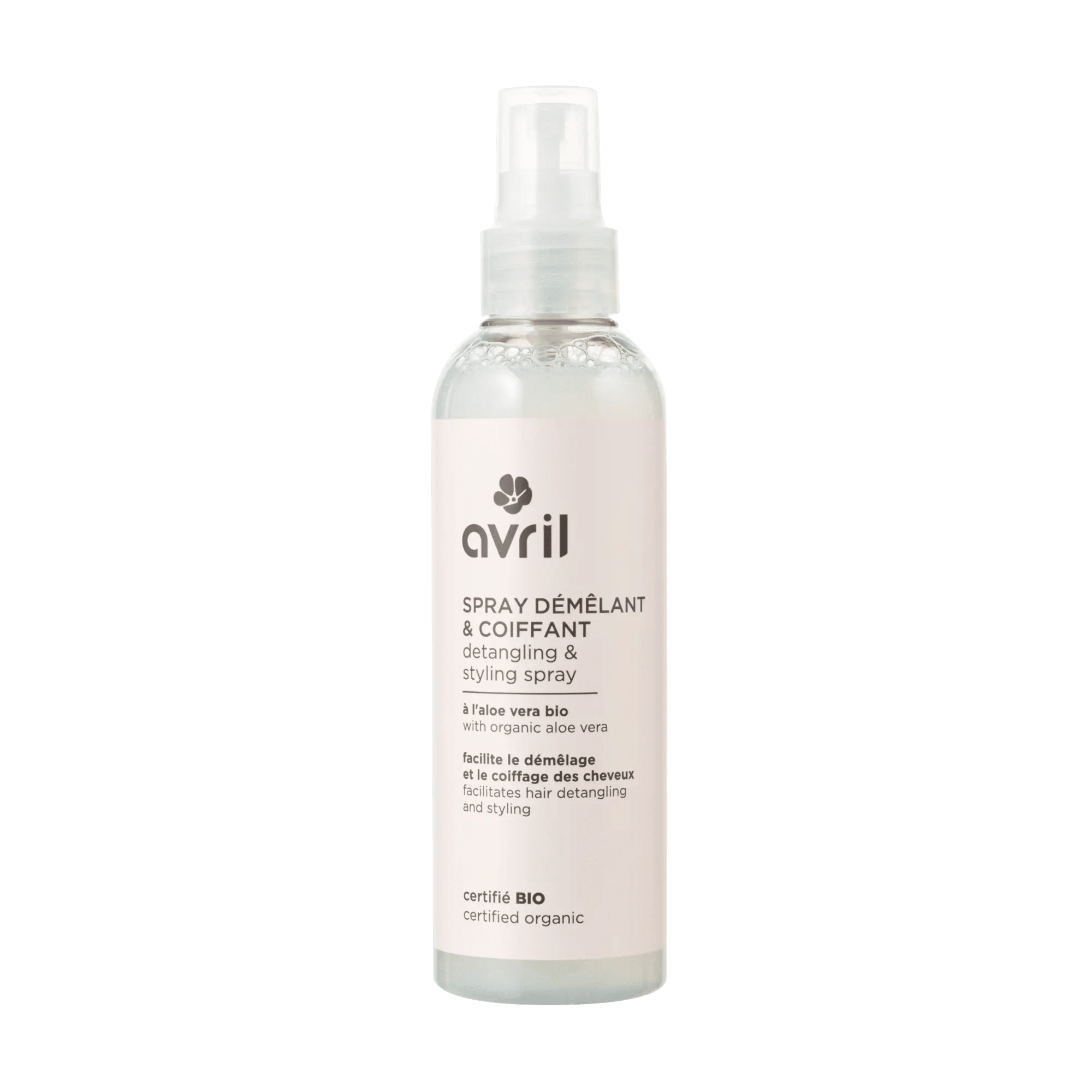 Spray démêlant & coiffant - Avril - À l'eau de feuille de sauge bio - Eau florale de fleur d'oranger - HYJÉA